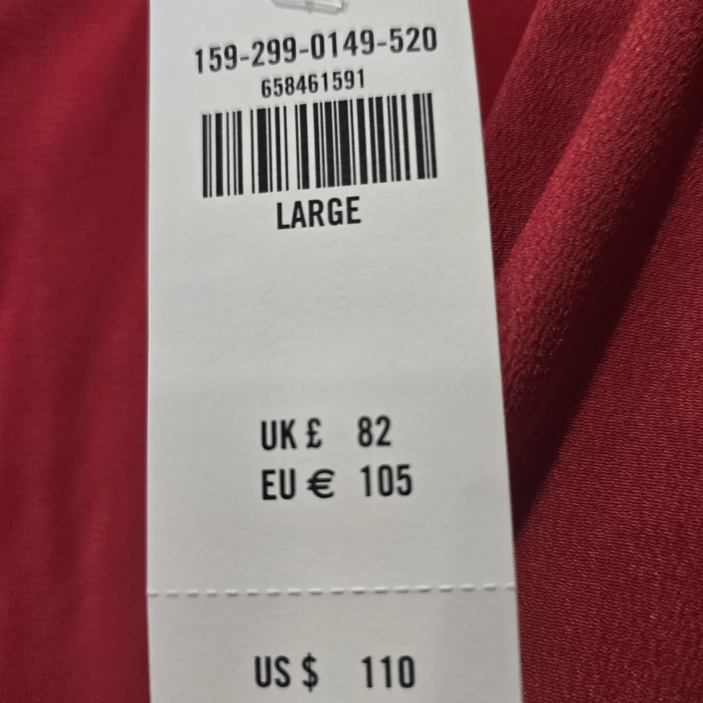 Abercrombie & Fitch Red Twist-Front Maxi Dress